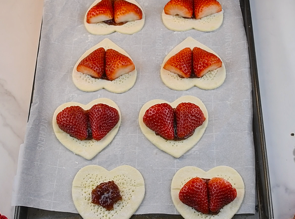 Berry Hearts - Step 5